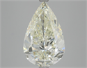 Diamante Natural 4.02 quilates, De pera , Color K, claridad VS1 y certificado HRD