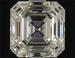 Foto Diamante Natural 1.70 quilates, Asscher , Color N, claridad VVS1 y certificado GIA de
