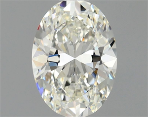 Picture of Natural Diamond 0.72 Carats, Oval with  Cut, I Color, VVS1 Clarity and Certified by GIA