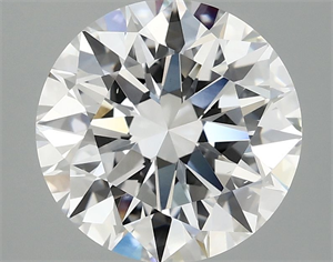 Picture of Lab Grown Diamond 3.02 Carats, Round with Ideal Cut, E Color, VS2 Clarity and Certified by IGI