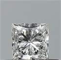 Natural Diamond 0.41 Carats, Princess with  Cut, E Color, VS1 Clarity and Certified by GIA
