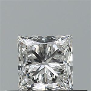 Picture of Natural Diamond 0.41 Carats, Princess with  Cut, E Color, VS1 Clarity and Certified by GIA