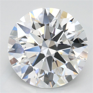 Picture of Lab Grown Diamond 3.33 Carats, Round with Excellent Cut, D Color, VVS1 Clarity and Certified by GIA