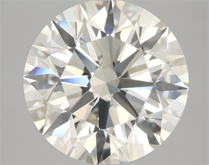 Picture of Natural Diamond 3.75 Carats, Round with Excellent Cut, L Color, SI1 Clarity and Certified by GIA