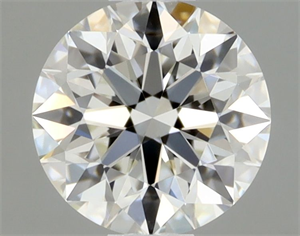 Picture of Natural Diamond 0.45 Carats, Round with Excellent Cut, G Color, IF Clarity and Certified by GIA