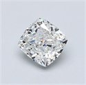 Diamante Natural 0.90 quilates, Del cojín , Color G, claridad IF y certificado GIA