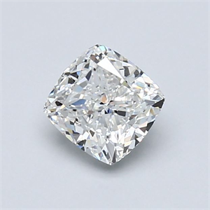 Foto Diamante Natural 0.90 quilates, Del cojín , Color G, claridad IF y certificado GIA de
