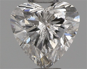 Picture of Natural Diamond 0.33 Carats, Heart with  Cut, G Color, SI2 Clarity and Certified by IGI