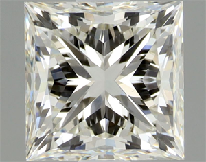 Picture of Natural Diamond 1.01 Carats, Princess with  Cut, J Color, VS1 Clarity and Certified by GIA