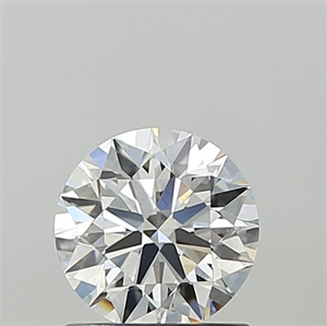 Picture of Lab Grown Diamond 1.03 Carats, Round with Ideal Cut, F Color, VVS2 Clarity and Certified by IGI