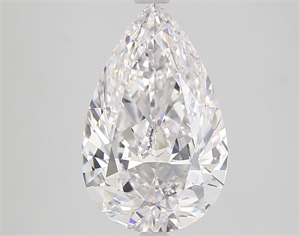 Picture of Natural Diamond 3.28 Carats, Pear with  Cut, E Color, FL Clarity and Certified by GIA