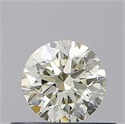 Natural Diamond 0.40 Carats, Round with Very Good Cut, N Color, SI2 Clarity and Certified by GIA