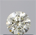 Natural Diamond 0.40 Carats, Round with Very Good Cut, N Color, SI2 Clarity and Certified by GIA