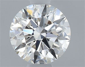 Foto Diamante Natural 0.53 quilates, Redondo , Color F, claridad VS2 y certificado GIA de