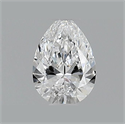 Natural Diamond 0.52 Carats, Pear with  Cut, D Color, VVS2 Clarity and Certified by GIA