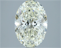 Diamante Natural 3.01 quilates, Ovalado , Color J, claridad VVS2 y certificado IGI
