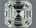 Natural Diamond 1.21 Carats, Asscher with  Cut, K Color, VS1 Clarity and Certified by IGI