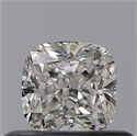 Diamante Natural 0.42 quilates, Del cojín , Color H, claridad IF y certificado GIA