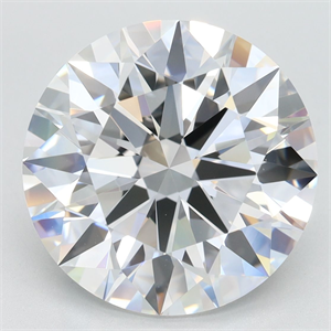 Picture of Lab Grown Diamond 6.13 Carats, Round with Excellent Cut, E Color, IF Clarity and Certified by GIA