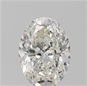 Natural Diamond 1.50 Carats, Oval with  Cut, J Color, SI1 Clarity and Certified by GIA