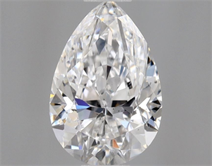 Foto Diamante Natural 0.51 quilates, De pera , Color D, claridad SI1 y certificado GIA de