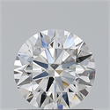 Natural Diamond 0.86 Carats, Round with Excellent Cut, G Color, VVS2 Clarity and Certified by GIA