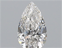Natural Diamond 0.51 Carats, Pear with  Cut, F Color, VVS2 Clarity and Certified by GIA