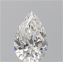Natural Diamond 0.70 Carats, Pear with  Cut, G Color, VS1 Clarity and Certified by GIA