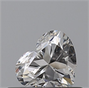 Natural Diamond 0.41 Carats, Heart with  Cut, E Color, VVS2 Clarity and Certified by GIA