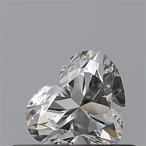 Picture of Natural Diamond 0.41 Carats, Heart with  Cut, E Color, VVS2 Clarity and Certified by GIA