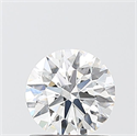 Lab Grown Diamond 1.01 Carats, Round with Ideal Cut, E Color, VS1 Clarity and Certified by IGI