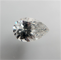 Diamante Natural 0.18 quilates, De pera , Color F, claridad SI1 y certificado GIA