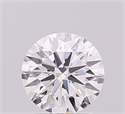 Lab Grown Diamond 1.57 Carats, Round with Ideal Cut, D Color, VS1 Clarity and Certified by IGI