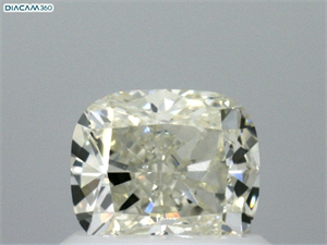 Picture of Natural Diamond 0.89 Carats, Cushion with  Cut, L Color, VS2 Clarity and Certified by GIA