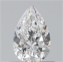 Natural Diamond 0.60 Carats, Pear with  Cut, D Color, VS1 Clarity and Certified by GIA