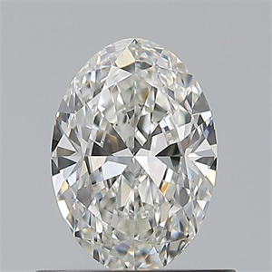 Picture of Natural Diamond 0.59 Carats, Oval with  Cut, G Color, VS1 Clarity and Certified by GIA