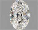 Natural Diamond 0.91 Carats, Oval with  Cut, G Color, SI1 Clarity and Certified by GIA