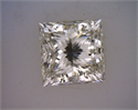 Natural Diamond 1.00 Carats, Princess with  Cut, J Color, SI2 Clarity and Certified by GIA