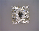 Natural Diamond 1.00 Carats, Princess with  Cut, J Color, SI2 Clarity and Certified by GIA