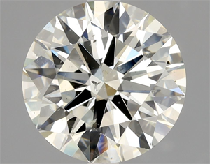 Foto Diamante Natural 3.02 quilates, Redondo , Color L, claridad SI2 y certificado GIA de