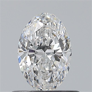 Picture of Natural Diamond 0.50 Carats, Oval with  Cut, E Color, VVS2 Clarity and Certified by GIA