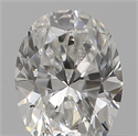 Natural Diamond 0.18 Carats, Oval with  Cut, G Color, VVS2 Clarity and Certified by GIA