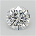 Lab Grown Diamond 3.53 Carats, Round with Excellent Cut, E Color, VVS1 Clarity and Certified by IGI