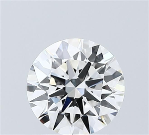 Picture of Lab Grown Diamond 1.54 Carats, Round with Ideal Cut, F Color, VVS2 Clarity and Certified by IGI
