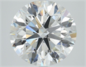 Lab Grown Diamond 1.05 Carats, Round with Ideal Cut, D Color, VS1 Clarity and Certified by IGI