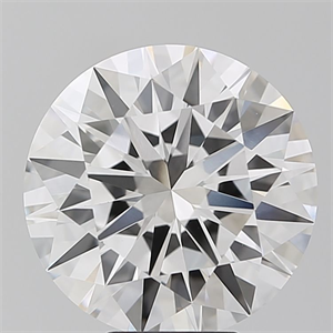 Picture of Lab Grown Diamond 6.00 Carats, Round with Excellent Cut, F Color, VVS2 Clarity and Certified by IGI