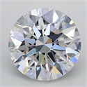Lab Grown Diamond 1.09 Carats, Round with Ideal Cut, E Color, VVS2 Clarity and Certified by IGI