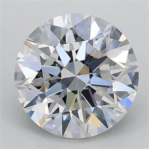Picture of Lab Grown Diamond 1.09 Carats, Round with Ideal Cut, E Color, VVS2 Clarity and Certified by IGI