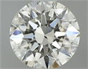 Diamante Natural 0.50 quilates, Redondo , Color K, claridad SI1 y certificado GIA