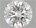 Diamante Natural 0.45 quilates, Redondo , Color I, claridad IF y certificado GIA
